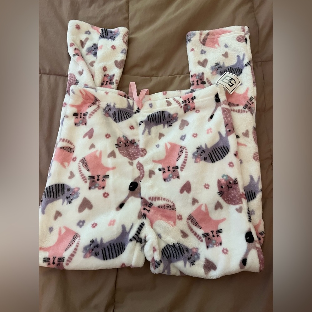 Cute cat pajama pants